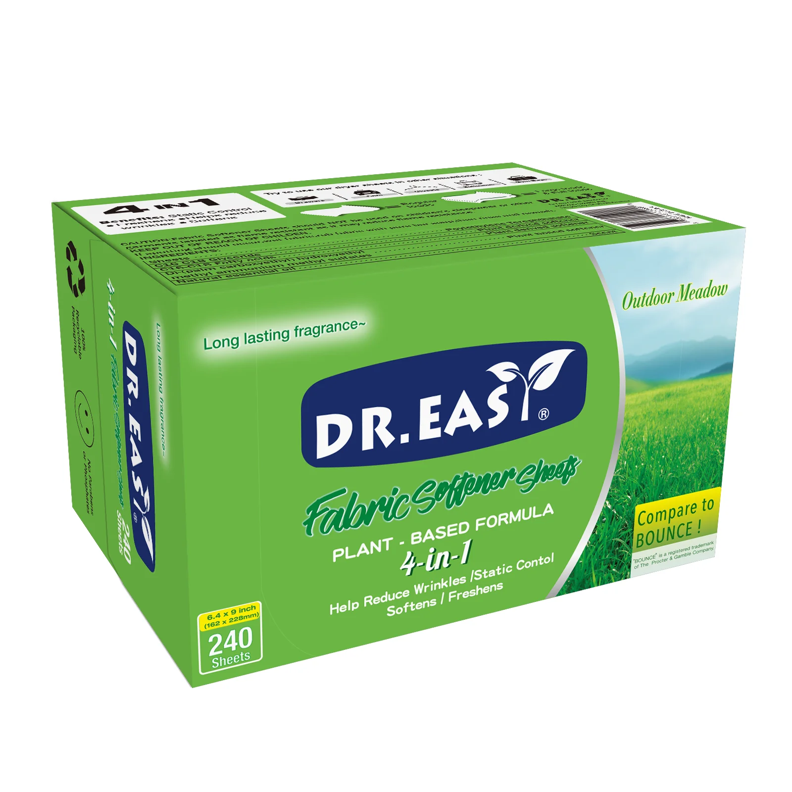 product long lasting fragrance fabric softener dryer sheets with control static wrinkles-1