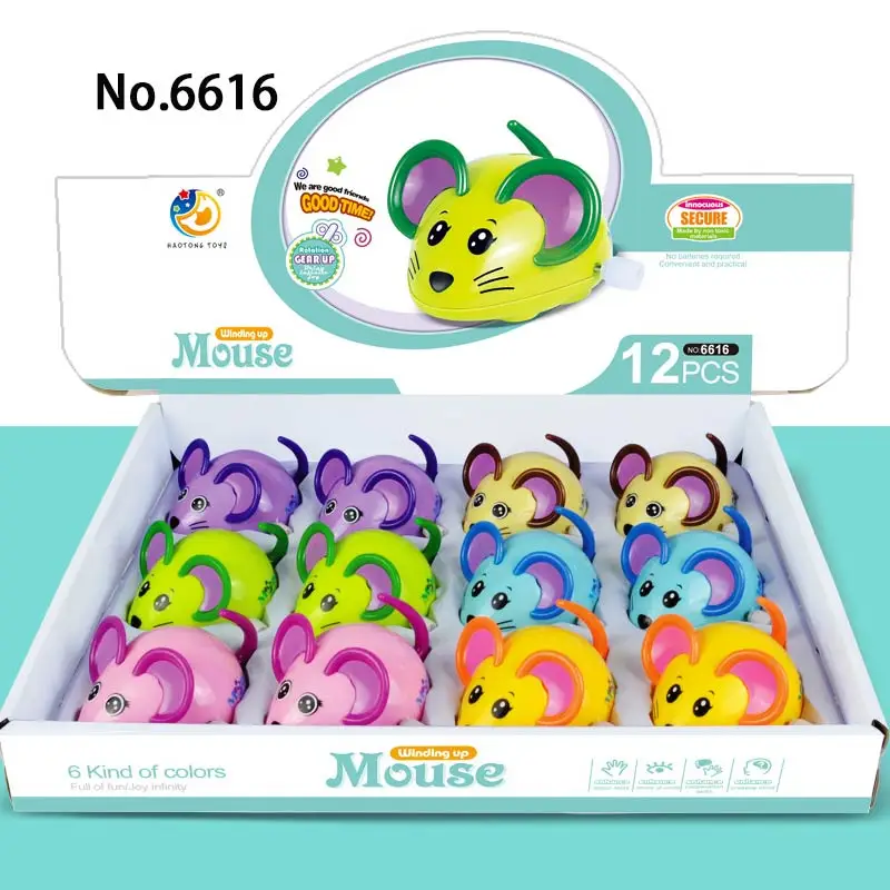 thumbnail image 2 of OUNONA Adorable Clockwork Swinging Cartoon Fish Wind Up Bath Toys For Party Fun In Assorted Color 6pcs 2 of 14