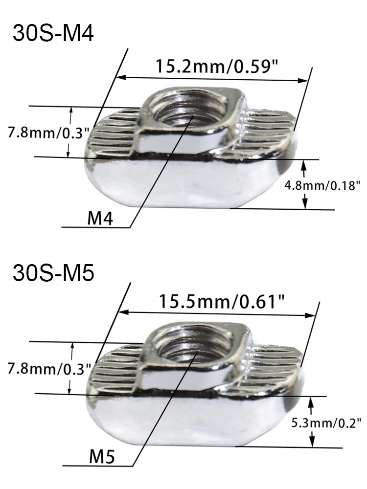 GooEquip Lot De 2 Profilés De Système En Aluminium 600 Mm 2040 T Type T Standard Européen Profil - Foto 10