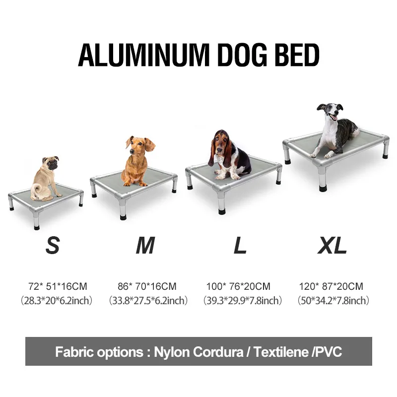 Different Sizes Raised Dog Bed Elevated Luxury Large Dog Bed Pet Bed