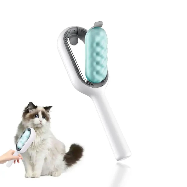 Cat Hair Remover Self-Cleaning Dog Cat Brush Pet Hair Remover Comb Wholesale