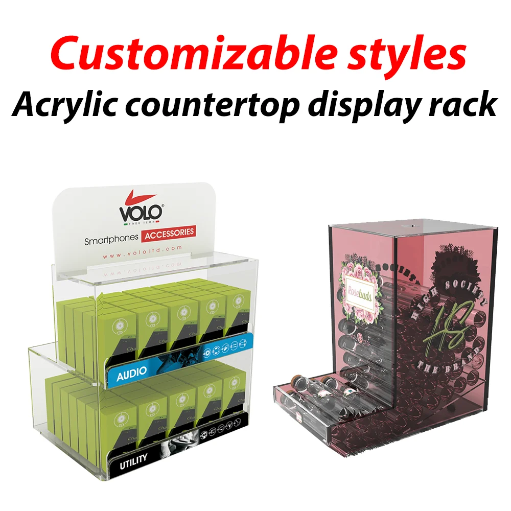 Bevis LED Customized Acrylic Display Show Case Acrylic Display Stand Store Cigarette Smoke Shop Acrylic Display Rack