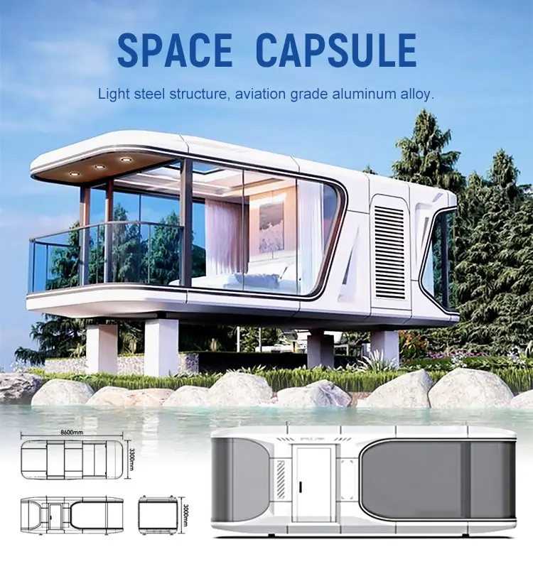 Space Capsule Container House For Villa Applications Space Capsule Container House For Villa Applications