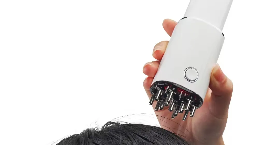 Hair Liquid Applicator Electric Scalp Comb With Red Light 2ml Capacity ...