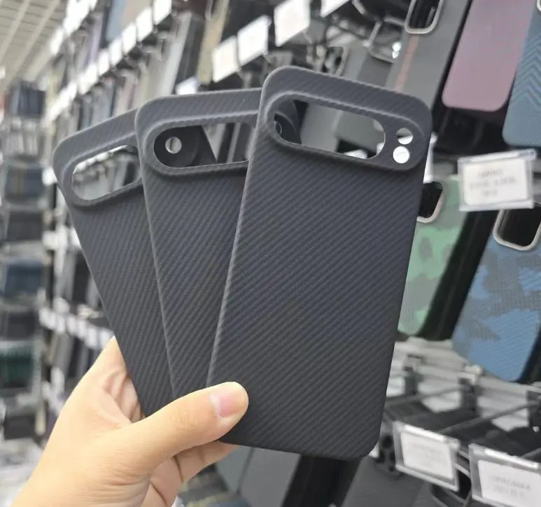 product kevlar carbon fiber aramid magnetic cover for google pixel9 9a 9pro xl anti fingerprint shockproof protective mobile phone case-6