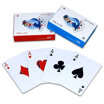 Black White Blue Core Paper Poker card Playcard Casino Advertising Promotion Souvenir Custom Poker U.S. Paper Playing Cards