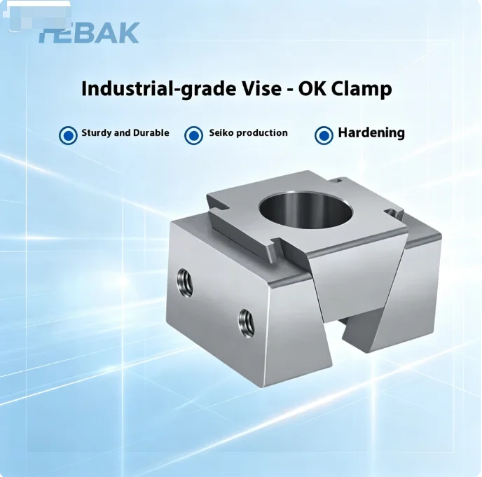 TEBAK Wedge OK Fixture Clamp M6/M8 Socket Head Cap Screw Mechanical Workholding Tool, Durable Clamping Accessories