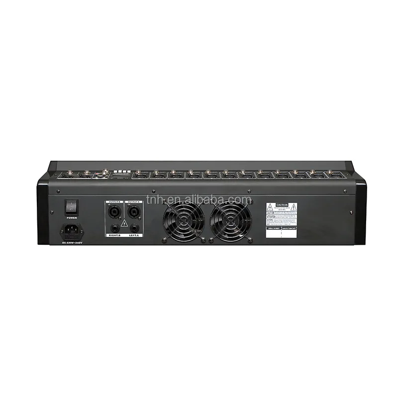 TNH PMX808D-USB Audio Mixer - 12 Channels, Professional Control