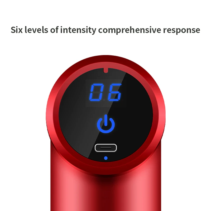 New Mini Portable Handheld Deep Tissue Massage Gun Super Quiet with Adaptive Power Regulation for Body Use