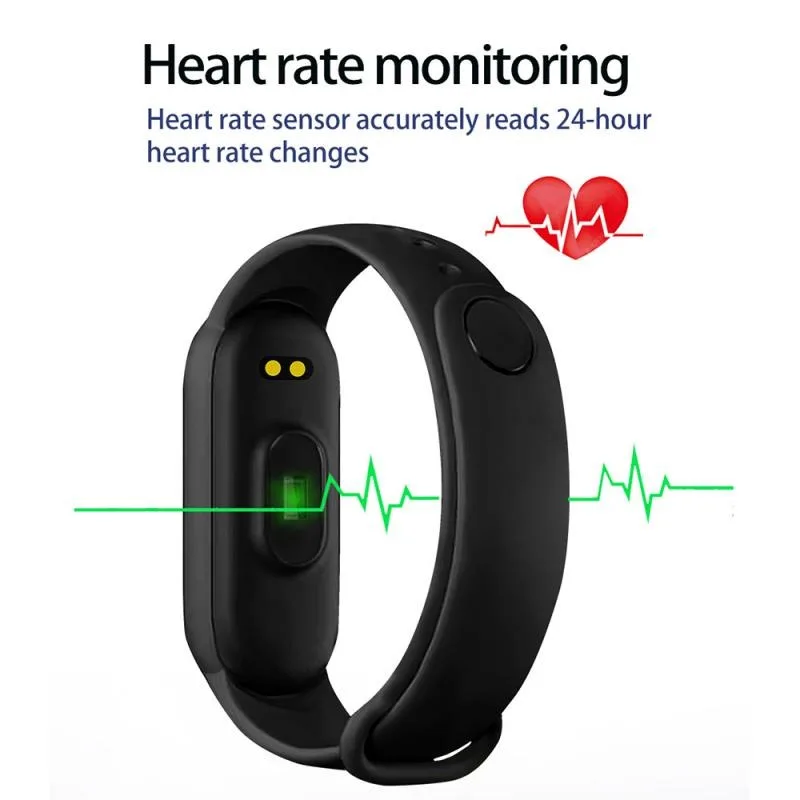 Mikki Tikki Intelligence Bluetooth Health Wrist Smart Band Watch  MonitorSmart BraceletSmart Watch for Men  womenActivity Tracker