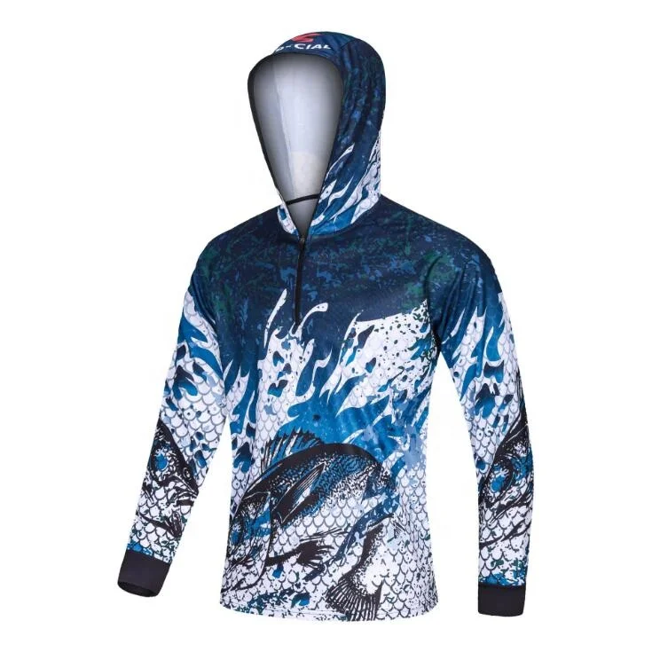 Source Wholesale Long Sleeve Sublimation Print Bass Fishing Jersey Design  Your Own Tounament Sublimated Fishing Jersey on m.
