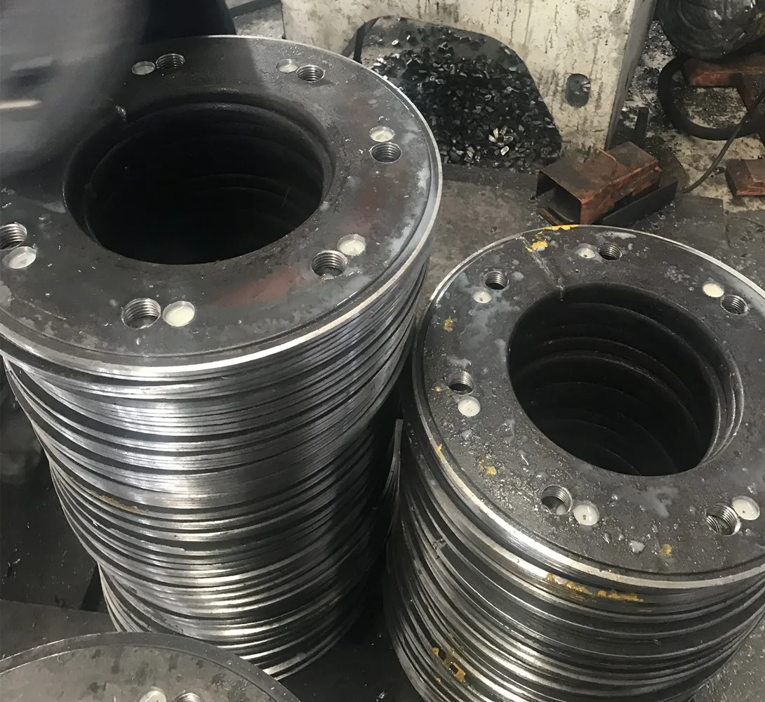 Thailand carbon steel round flange end plate for spun pipe pile factory