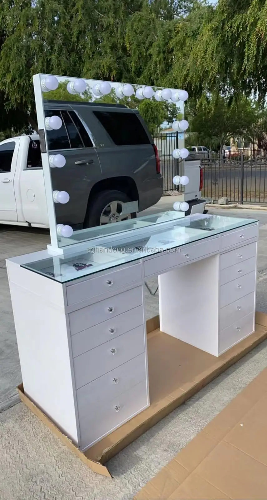 Hollywood Impressions Vanity Table With Mirror Buy Impression Vanity Slaystation,Impression