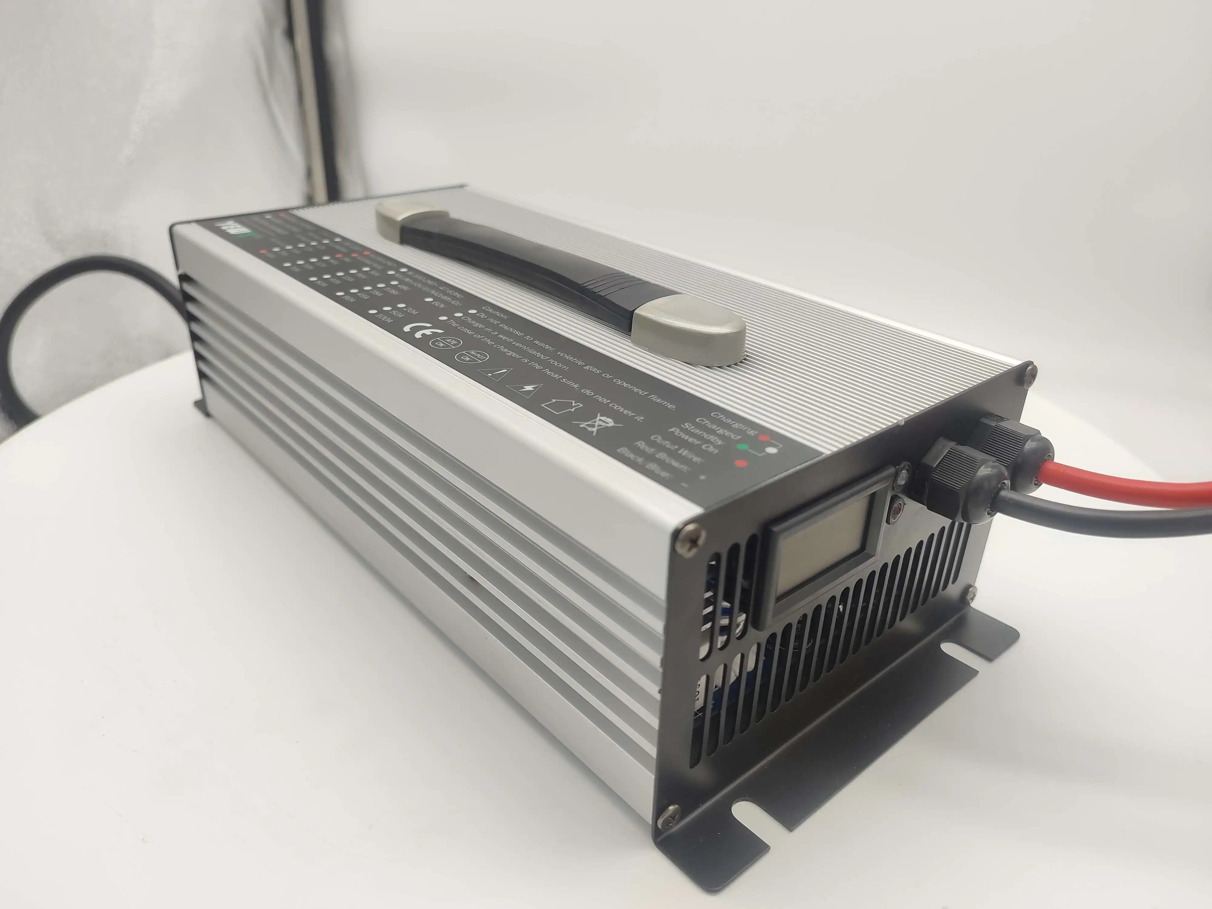 DDP DPD LCD 충전기 UY1200Z 1200w 리튬 배터리 팩 충전기 50A 35A 25A 20A 15A 12A 10A 배터리  충전기 디스플레이