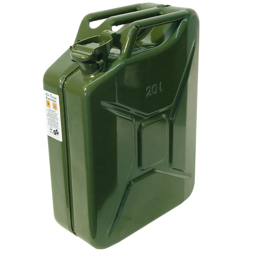 For Gas Petrol Diesel Abrus® Army Style 20 Litres Jerry Fuel Can Kerosene CAN ONLY 