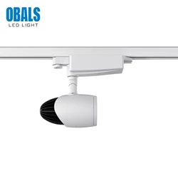 OBALS прожектор высокой яркости с магнитной направляющей 15 Вт 20 Вт 25 Вт 30 Вт 40 Вт COB светодиодный Трековый светильник