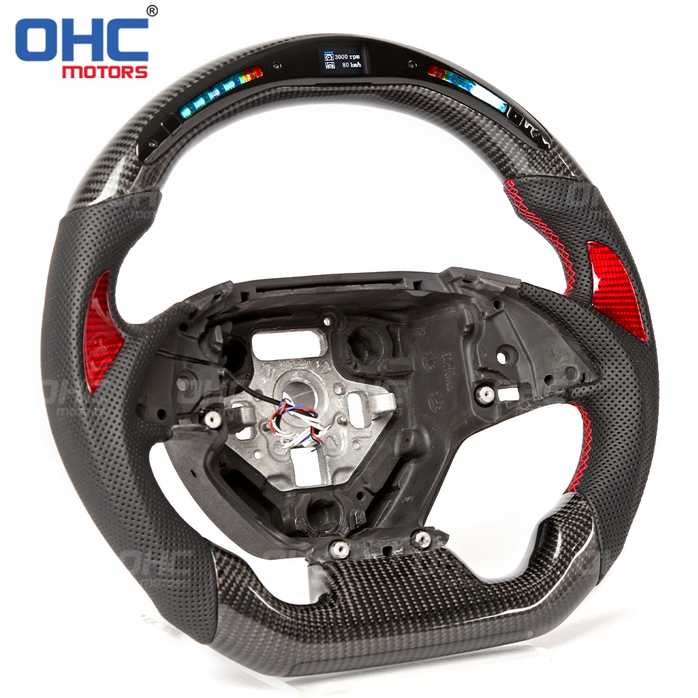 OHC Motors LCD Screen Shift Light RPM Smart Racing Steering Wheel