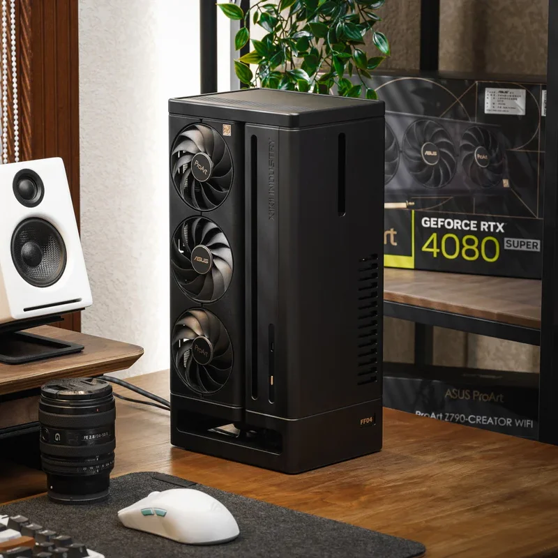 Novo XIKII INDÚSTRIA ProArt FF04 ITX Gaming Case PC Vertical Sob