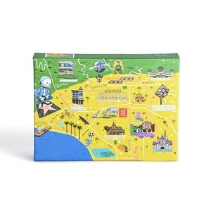 Bonding Activities and Entertainment Material 100 Pieces Entertainment Families Custom Jigsaw Pegged Puzzles En Bois IQ Puzzle