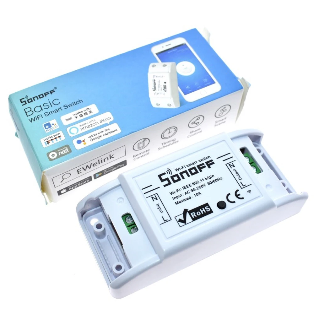 Itead Sonoff Smart Wifi Switch DIY Domotica Inalambrica