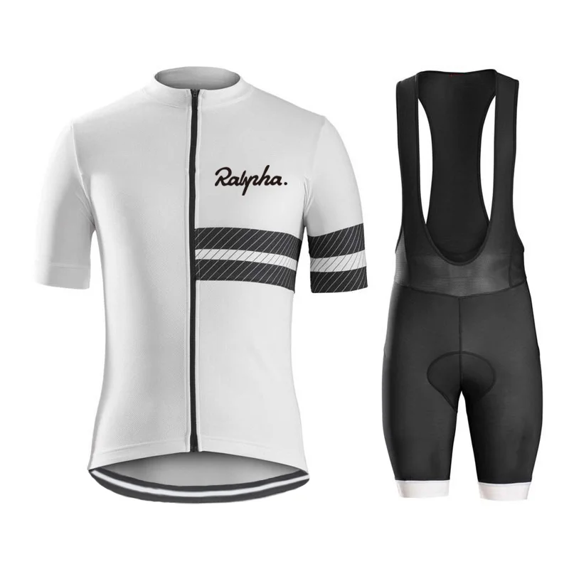 2021 Mens Cycling Clothing Summer Team Cycling Short Sleeve Jersey Bib Short Set 