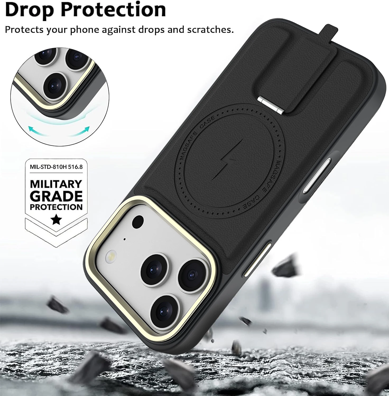 product for phone case with holder for iphone 17 16 15 14 13 12 plus pro max metal frame 2025 laudtec-6