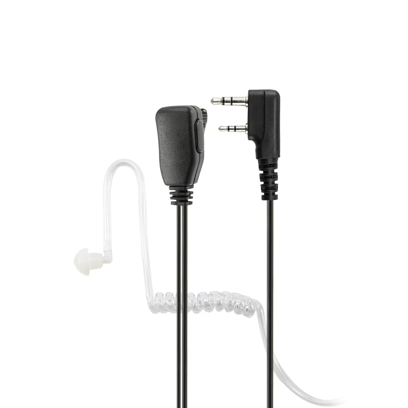 
 2 Pin PTT MIC гарнитура Тайное Акустическая трубка In-ear наушники для Baofeng UV-5R BF-888S CB радио аксессуары  