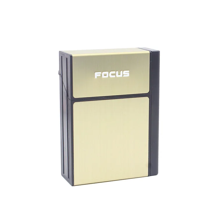 focus cigarette FOCUS 20 Pcs Cigarettes Men's Cigarette case Detachable Rechargeable Usb  Lighter