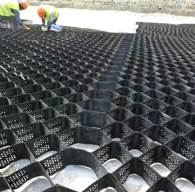 Outdoor Plastic Geocell Gravel Grid for Road Use
