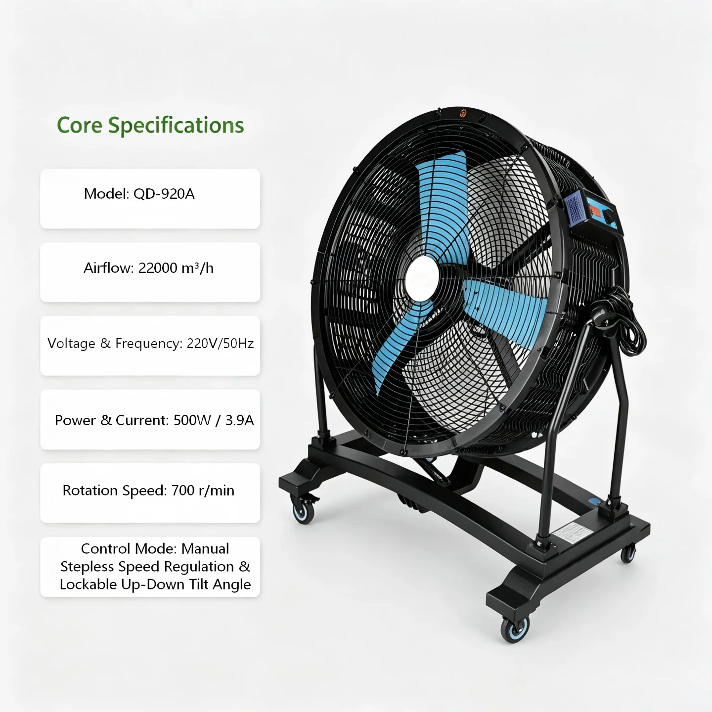 High Velocity Drum Fan, 920A, 22000 - detail 4