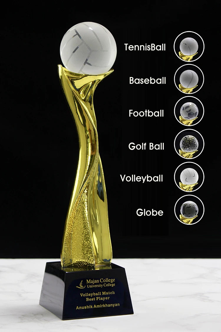 product factory wholesale custom league award crystal soccer sports resin award trophy-32