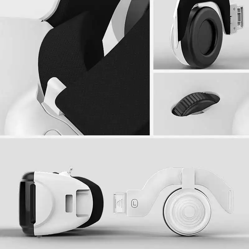 Shinecon VR-casco de realidad Virtual para teléfono inteligente, gafas 3D para Smartphone, auriculares, binoculares para videojuegos con lente