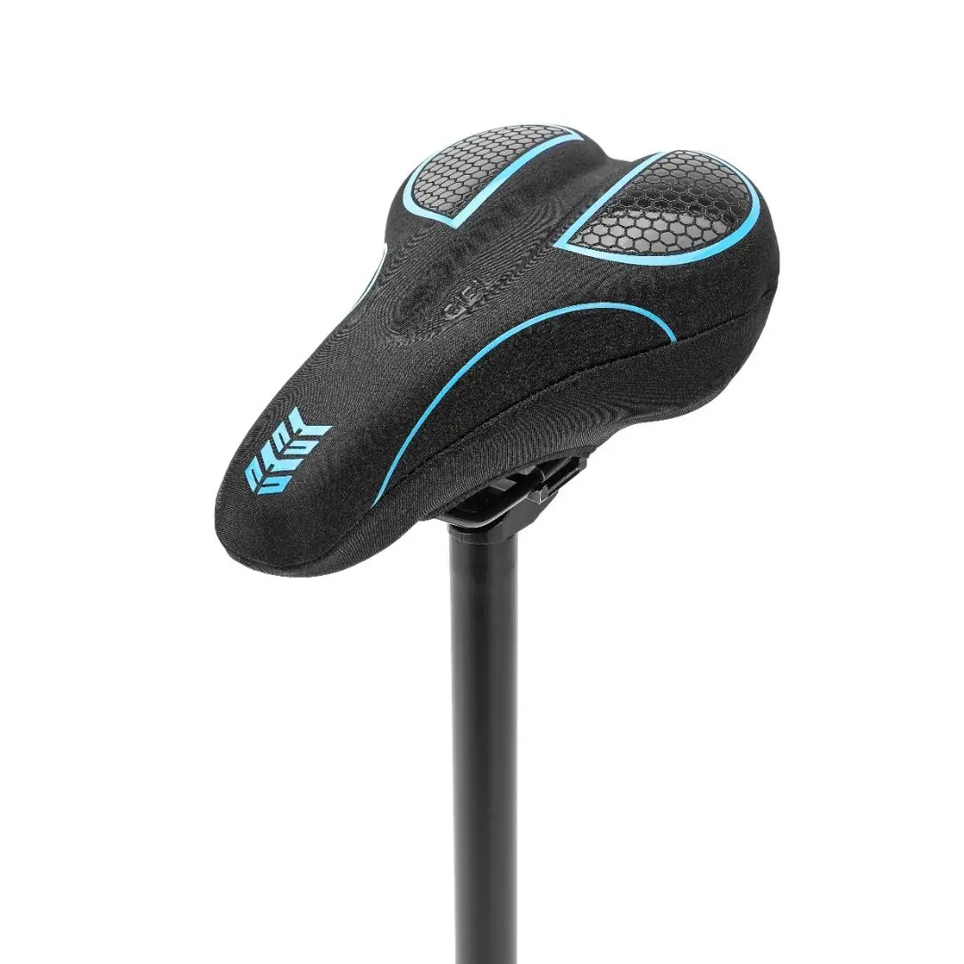 Men's & Women's Comfort Soft Bike Seat Cushion Gel Padded Bike Seat Cover  Compatible with Exercise Stationary Bike Simple Style