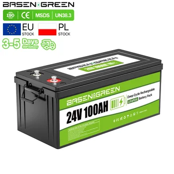 Basengreen 24V LiFePO4 battery 100Ah