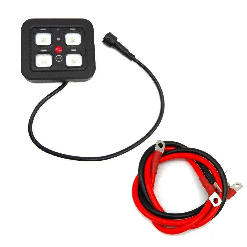DC 12V 4 Gang Automatic Dimmable Universal  LED Light bar RGB Color Controller Switch Panel