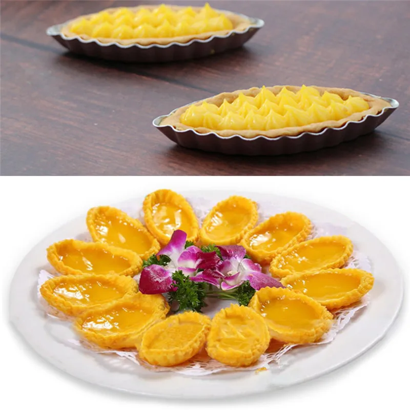 16 Moules à Tartelettes En Acier Inoxydable - Forme Fleur - Pour Muffins, Cupcakes Et Petits Gâteaux