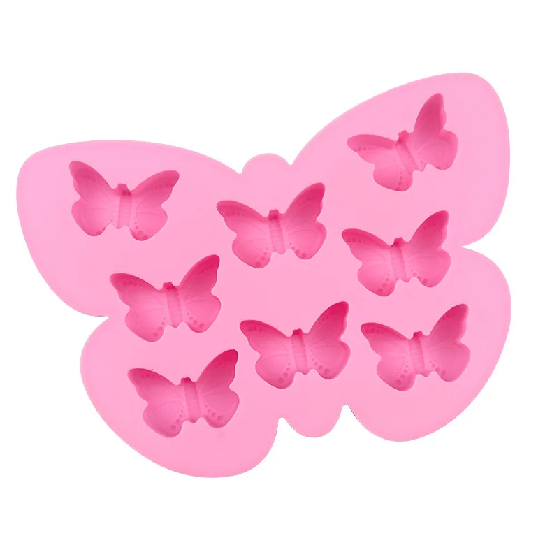 Handmade Butterfly Silicone Mold Food-Grade Reusable Eco-Friendly Chocolate Candy Resin Jewelry DIY Craft Baking Tool Kitchen manufacture