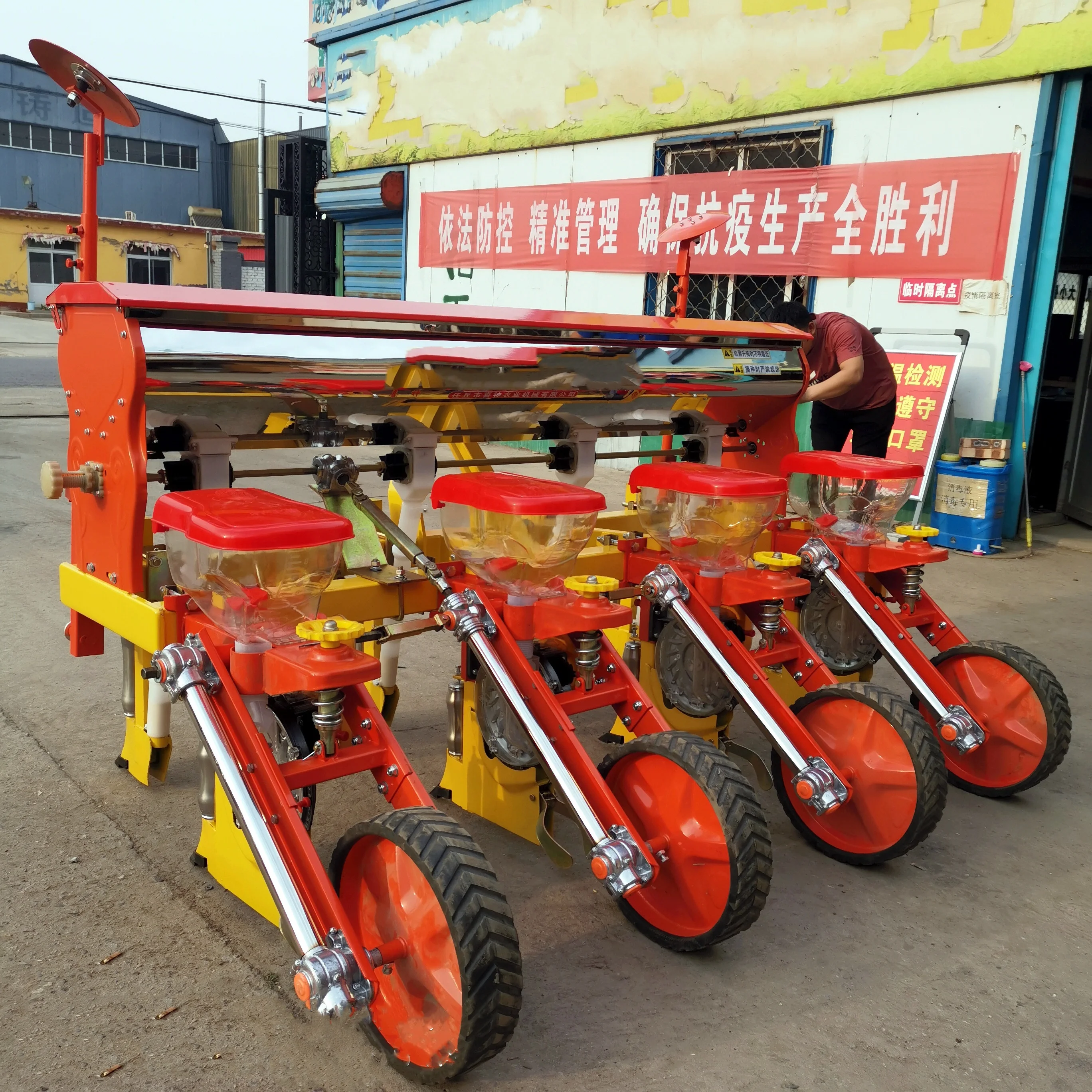 New Model Manual Tractor Corn/maize Precision Seeders Machine Used for Planting Seeding Sowing in Agriculture Farm Home Use