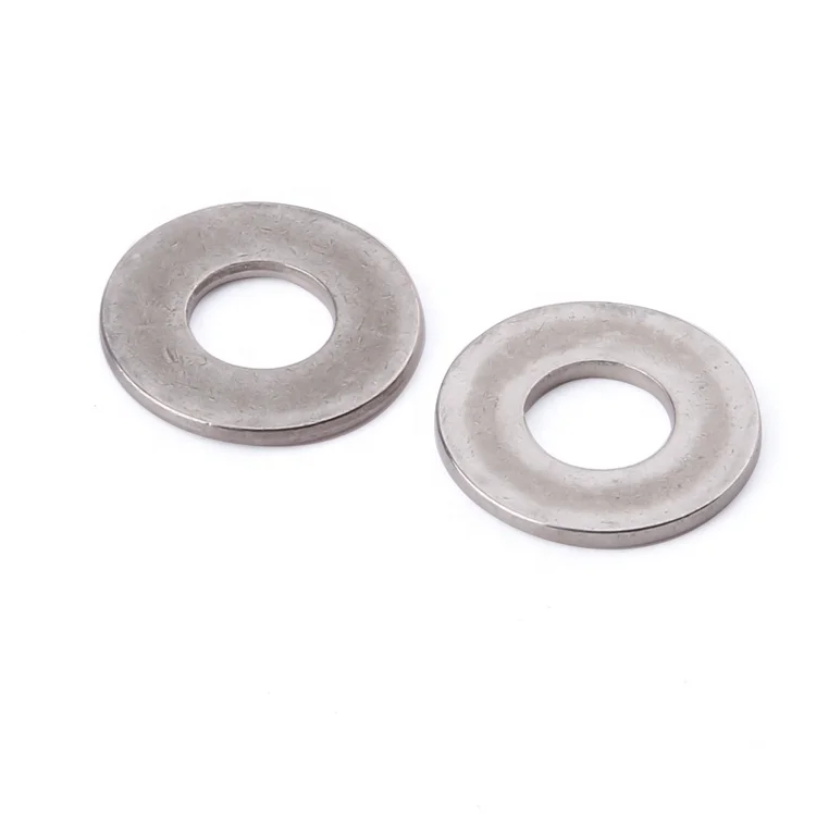 DIN9021 factory price round metal washers plain penny ring stainless steel flat washer fastener