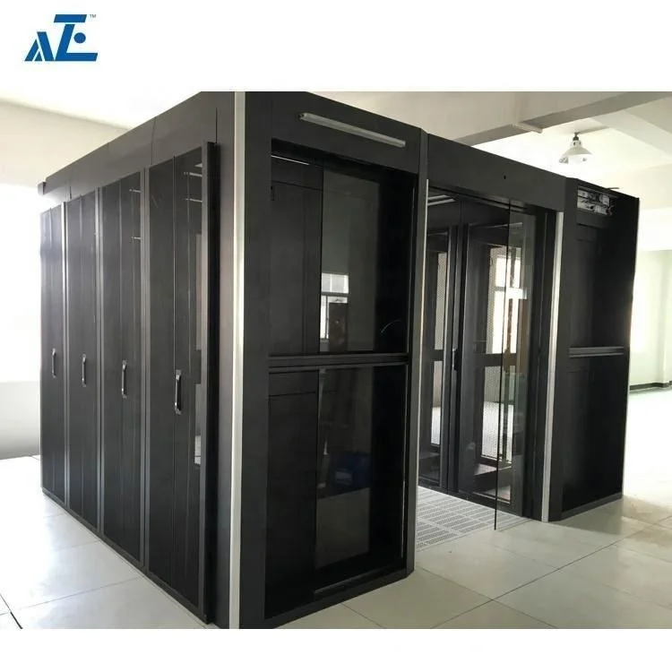 Hot Cold Aisle Containment Solution 48U Integrated Infrastructure Data Center Rack Colocation Cabinet 5G Network in Stock