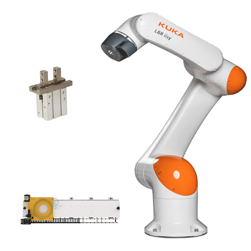 Best Price KUKA Cobot Robot Iisy 11 R1300 With SMC Gripper for Small Parts  Loading and Unloading in CNC Automatic Product Line