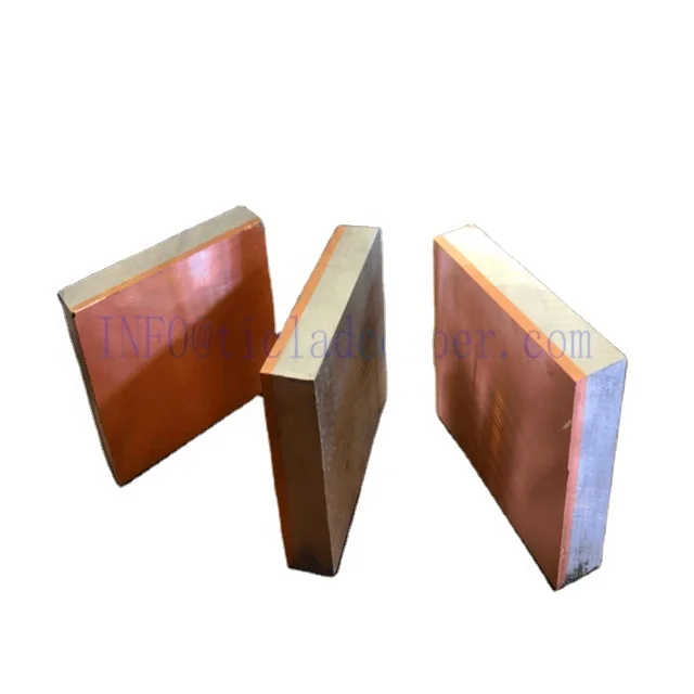 Titanium clad copper plate / titanium cladding sheet/copper titanium clad/