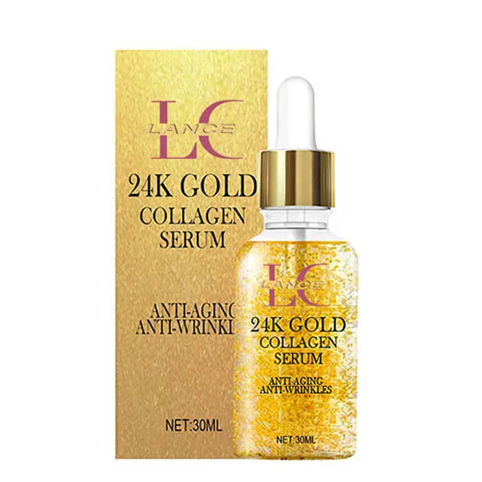 Private Label 24K Gold Advanced Collagen Serum - Anti Aging Skin