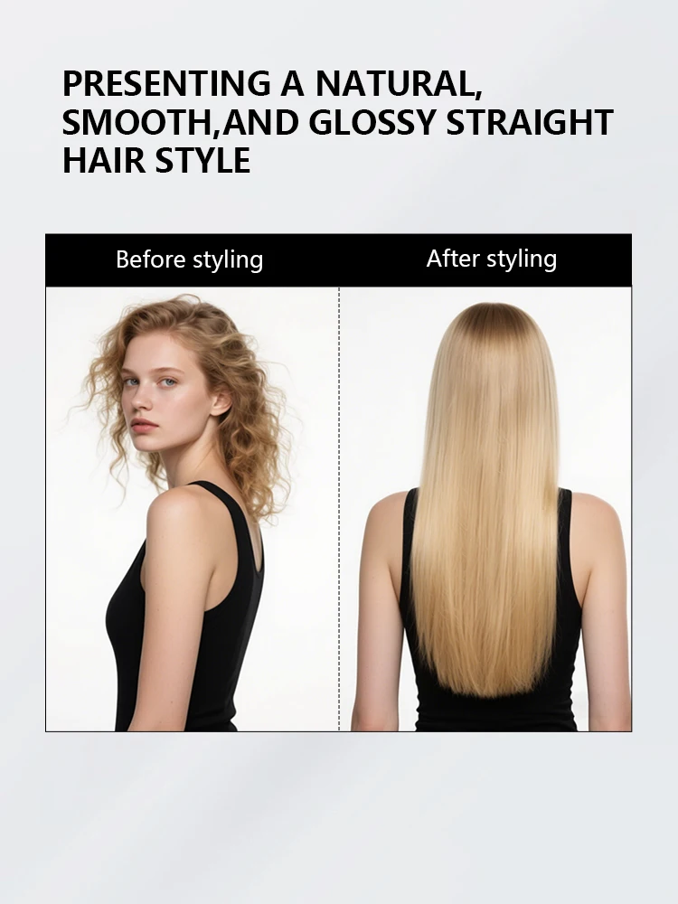 MESKY  Hair Dryer Straightener Wet to Dry Styler with LED Display Electric Hair Straightener Brush factory