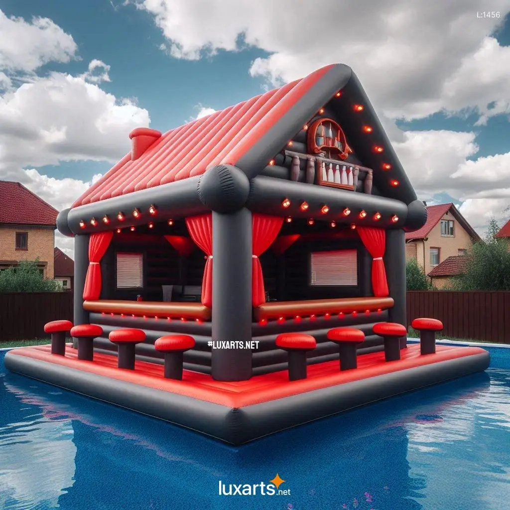 New Design Inflatable Pool bar Sofa Pool Inflatable bar Inflatable bar Pool with Roof