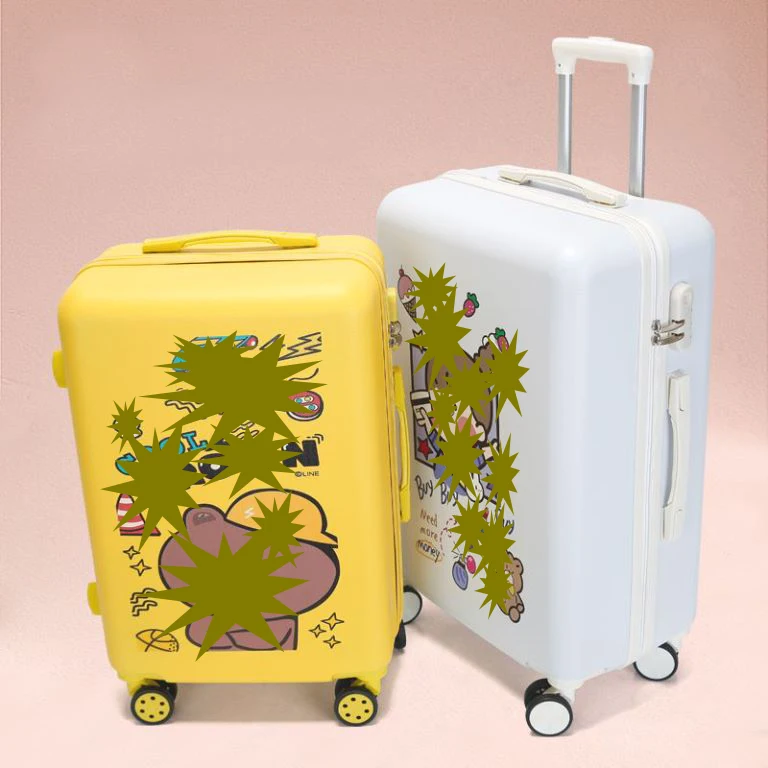 Luggage Designer Kitkase Luggage Custom Cabin Trolley Bag Printing