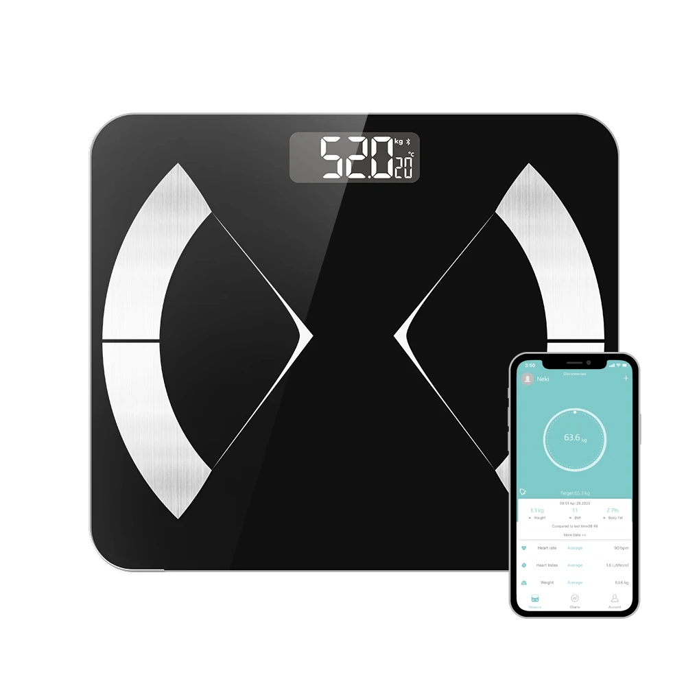 First-Class Material, Essential for Home Weighing Scale Smart Body Scales,  Floor Digital Bathroom Scale, Electronic Body Weight Scale, 180Kg / 400Lb