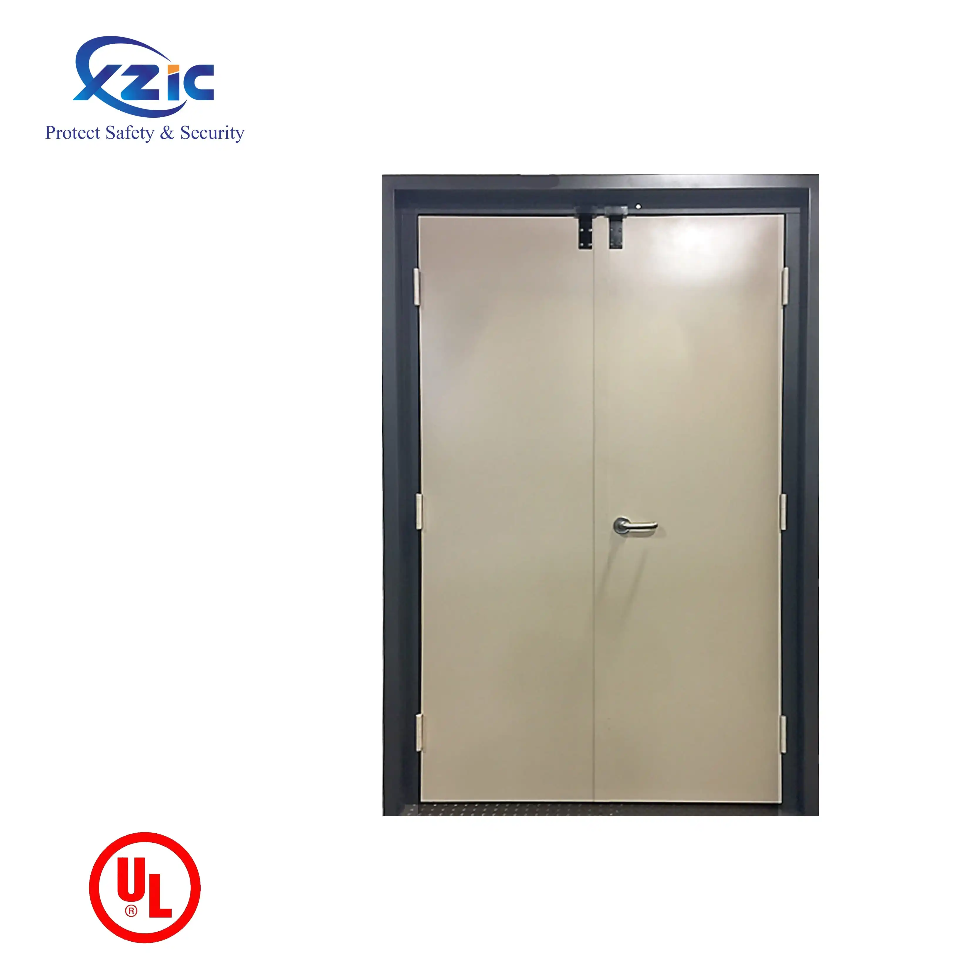 China top manufacturer made to measure fire door walnut veneer internal wooden fire doors 60 min wood hotel door