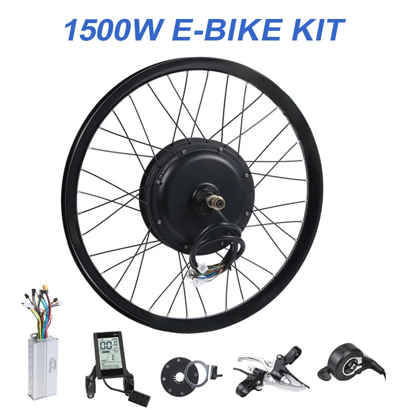 High Quality 72V 60V 52V 48V 3000W 5000W Gearless Rear Wheel Power Direct Motor Electrical EBike Kit