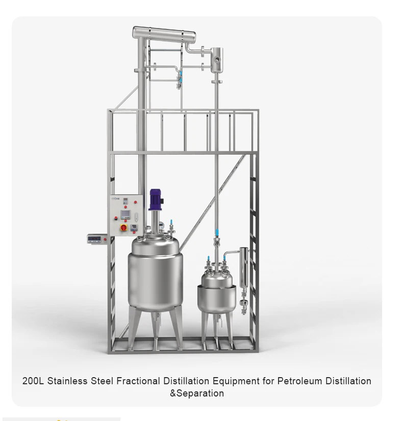 Valuen 20L Lab Fractional Distillation Apparatus Lab Fractional Distillation Equipment Glass rectification manufacture